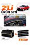 Volkswagen Jetta (1991-1997) Compatible Dashboard Cover + Leather Trunk Bag + Sticker Set - Vw008