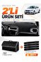 Peugeot 301 (2012-2022) Compatible Dashboard Cover + Leather Trunk Bag + Sticker Set - Pe007