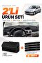 Renault Clio 2 Screened (1998-2001) Compatible Torpedo Cover + Leather Trunk Bag + Sticker Set - Re010