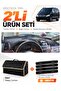 Mercedes Viano W639 (2003-2014) Compatible Glove Box Cover + Leather Trunk Bag + Sticker Set - Mb022