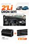 Renault Zoe (2012-2024) Compatible Dashboard Cover + Leather Trunk Bag + Sticker Set - Re051