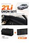 Renault 9 Broadway (1985-2000) Compatible Glove Box Cover + Leather Trunk Bag + Sticker Set - Re003