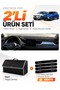 Glove Box Cover + Leather Luggage Bag + Sticker Set Renault Captur 2 (2019-2024) Compatible - Re036 - 2