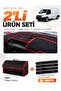Ford Transit (2007-2012) Compatible Glove Box Cover + Leather Luggage Bag + Sticker Set - Fo029