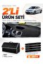 Renault Fluence Small Screen (2009-2016) Compatible Glove Box Cover + Leather Trunk Bag Set - Re022