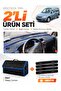 Opel Combo C (2001-2011) Compatible Dashboard Cover + Leather Trunk Bag + Sticker Set - Op007