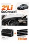 Mercedes W205 C-Class (2018-2021) Compatible Dashboard Cover + Leather Trunk Bag + Sticker Set - Mb007