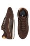 Women's Brown Suede Decorated Lace-Up Comfortable Sole Casual Sneaker Sports Shoes - 4