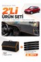 Peugeot 306 (1993-2002) Compatible Glove Box Cover + Leather Trunk Bag + Sticker Set - Pe008