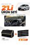 Mitsubishi Colt Screened (2004-2013) Compatible Glove Box Cover + Leather Trunk Bag Set - Mi006