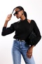 Black Athlete Detailed Knitwear Set 251295 - 2