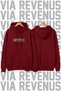 One Piece Printed Unisex Wide Fit Hoodie Sweatshirt - 3 Thread Fleece Hood Lining with White Thread Detail