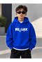 Sweatshirt (Hooded) Boys' 3 Thread Raster Printed Winter Hoodie