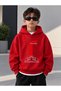 Sweatshirt (Hooded) Boys' 3 Thread Raster Printed Winter Hoodie