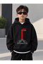Sweatshirt (Hooded) Boys' 3 Thread Raster Printed Winter Hoodie