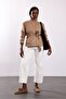 Camel Belted Faux Suede Jacket 40218 - 2