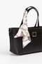 Bl01 Women's Handbag with Buckle Strap - Black - 4