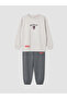 Rmz Gi̇yi̇m Farkiyla Spiderman Printed Boys' Soft Touch Tracksuit Set - 2