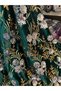 Sequin Embroidered Velvet Fabric - 4