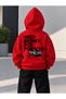 Sweatshirt (Hooded) Boys' 3 Thread Raster Printed Winter Hoodie