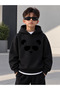 Sweatshirt (Hooded) Boys' 3 Thread Raster Printed Winter Hoodie