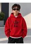 Sweatshirt (Hooded) Boys' 3 Thread Raster Printed Winter Hoodie