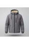 Premium Men's Coat Jacket with Fur Inside - 2