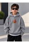 Sweatshirt (Hooded) Boys' 3 Thread Raster Printed Winter Hoodie