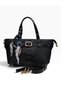 Bl01 Women's Handbag with Buckle Strap - Black Patent Leather - 2