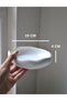 2 Pieces Porcelain Gold Gilded Asymmetrical Medium Size 19 cm Oven Dish Presentation Plate Appetizer Salad Plate - 2