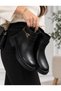 Women's Victor Skin Zipper Detailed Stitched Short Ankle Boots