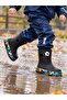 Koko Black Comfortable Sole Children's Rain Boots Colorful Wrapped Waterproof - 3