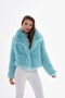 Wide Collar Feathered Jacket - 4