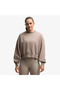 X Hyrox Heavyweight Crew Women's Beige Sweatshirt