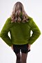 Wide Collar Feathered Jacket - 3