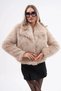 Wide Collar Feathered Jacket