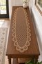 Elegant Runner Cover with Lace Appearance – Casual and Special Occasion Decoration for Dining Table, Nightstand, Coffee Table, and Display Cabinet - 3
