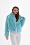 Wide Collar Feathered Jacket - 3