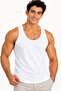 Men's Cotton Thick Strap U-Neck Comfortable Cut Daily Basic Sports Undershirt Anti-Sweat Breathable Underwear - 6