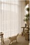 Heavy Weight Natural Tulle Curtain, Pet-Friendly, Tightly Pleated, Suitable for Any Room, 1/3 Cornice Included - 2