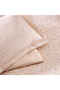 Nuvola Satin Double Duvet Cover Set Cream Color - 3
