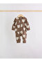 100% Cotton Brown Brown Bear Patterned Reversible Zippered 4-Piece Sleeping Bag Set Alyw06735 - 3