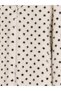 Lcw Kids Ecru Polka Dot Girls' Plush Zippered Sweatshirt - 4