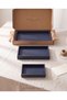 Handmade Premium 3-Piece Leather Tray Set - Coffee Table, Entryway, Bathroom, Makeup, Jewelry, and Presentation Tray - 4