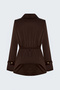 Tie-Waist Jacket - Brown - 4