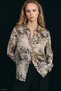 Leopard Patterned Shirt - Mink