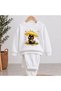 Team Sweatshirt Umbrella Scarf Printed Girls Boys Crew Neck Sweatshirt - 2