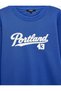 Three Threaded Ribbed Long Sleeve Crew Neck Printed Sweatshirt - 3