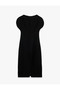 A-Line Crew Neck Slit Sleeveless Midi Dress - 2