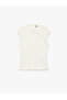 Slim Fit Thick Qipao Collar Sleeveless Buttoned Ruched Blouse